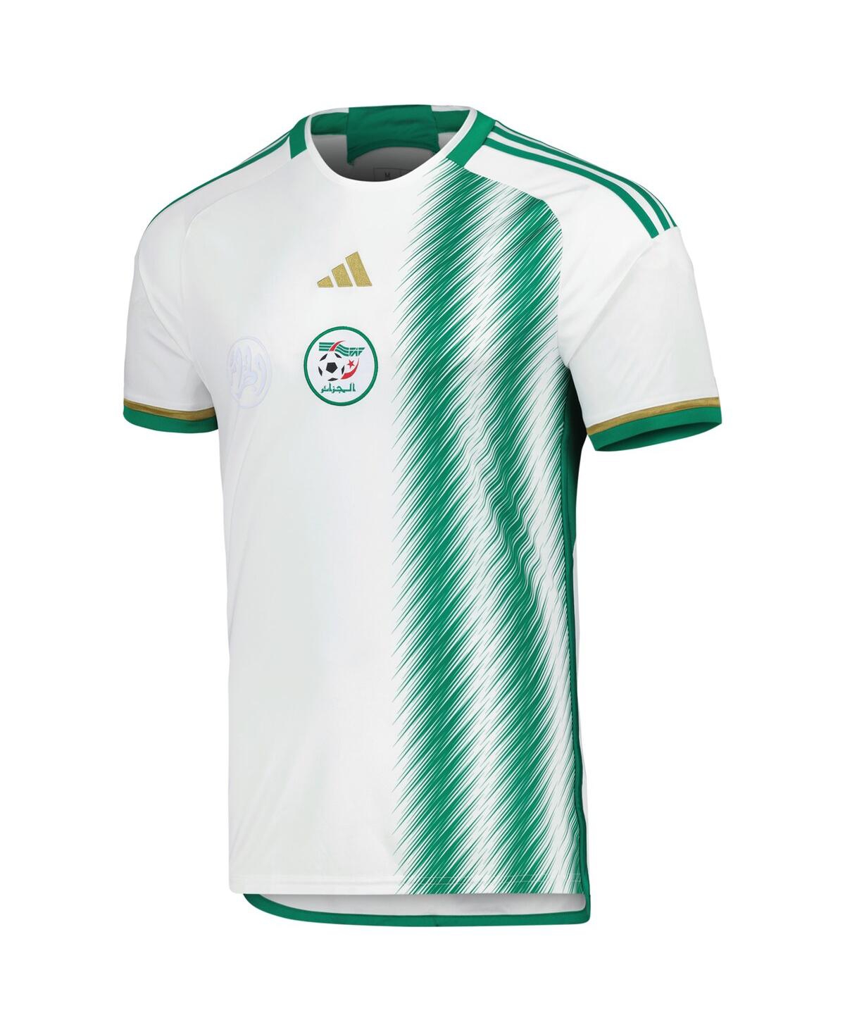 Men's adidasAlgeria National Team 2022/23 Home Replica Jersey - White