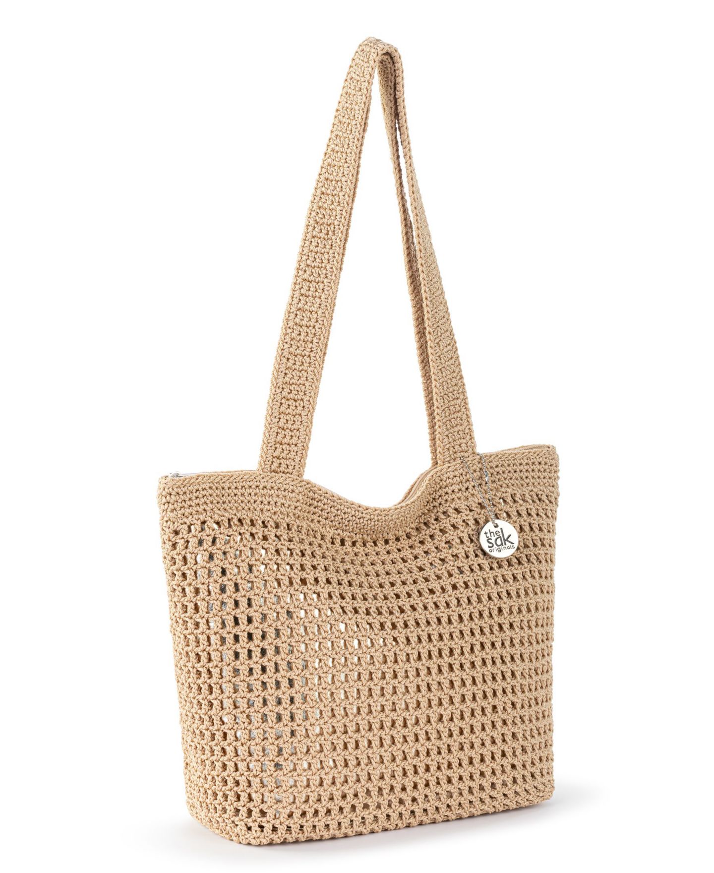 Женская сумка The Sak Casual Classics Crochet, цвет: Коричневый / Золотой — фото 3