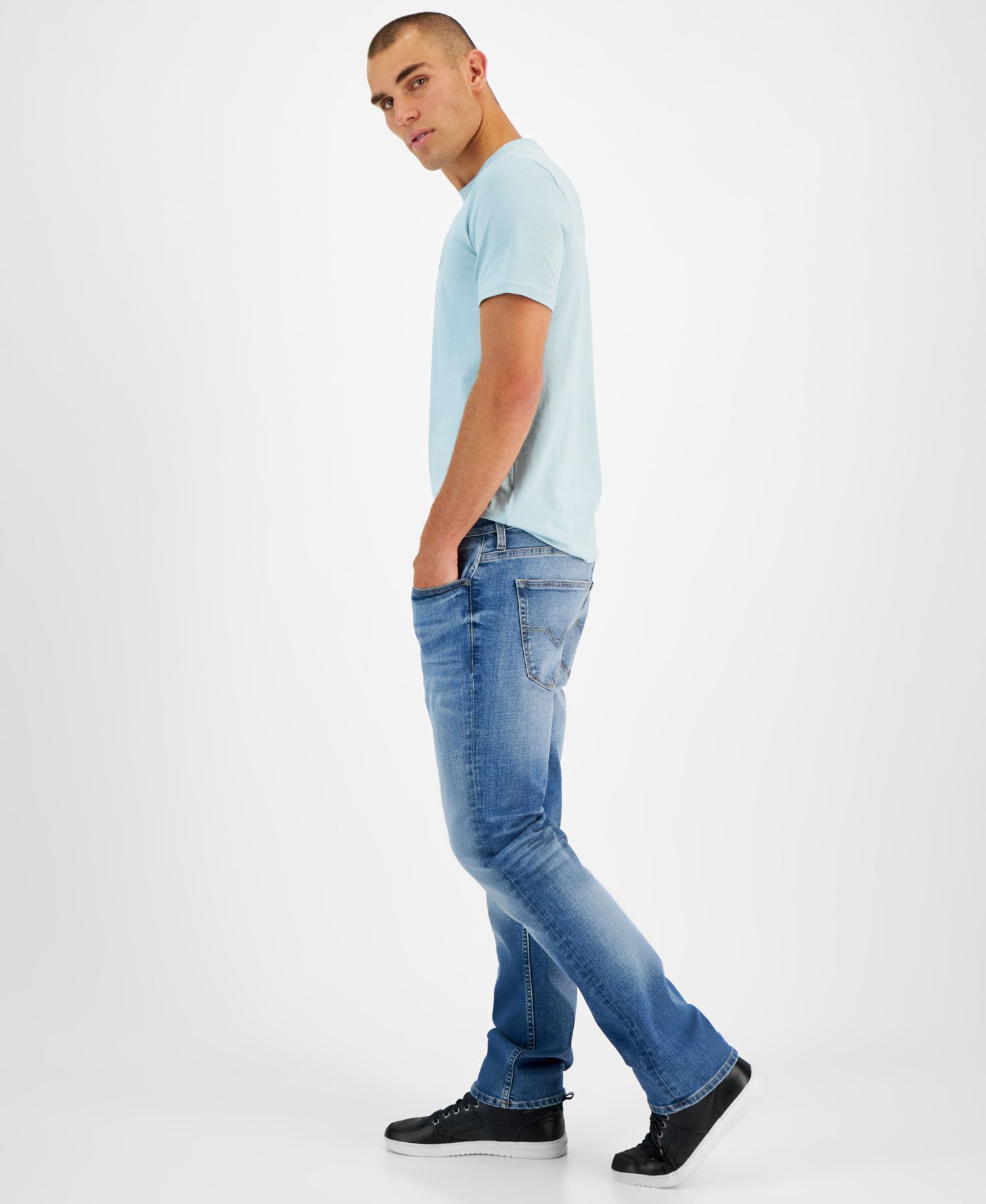 Men's Regular Straight Fit Jeans