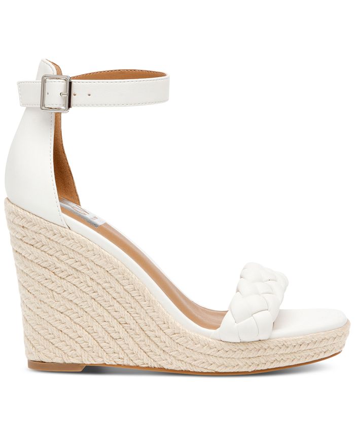 DV Dolce Vita Women's Harriat Braided Espadrille Platform Wedge Sandals