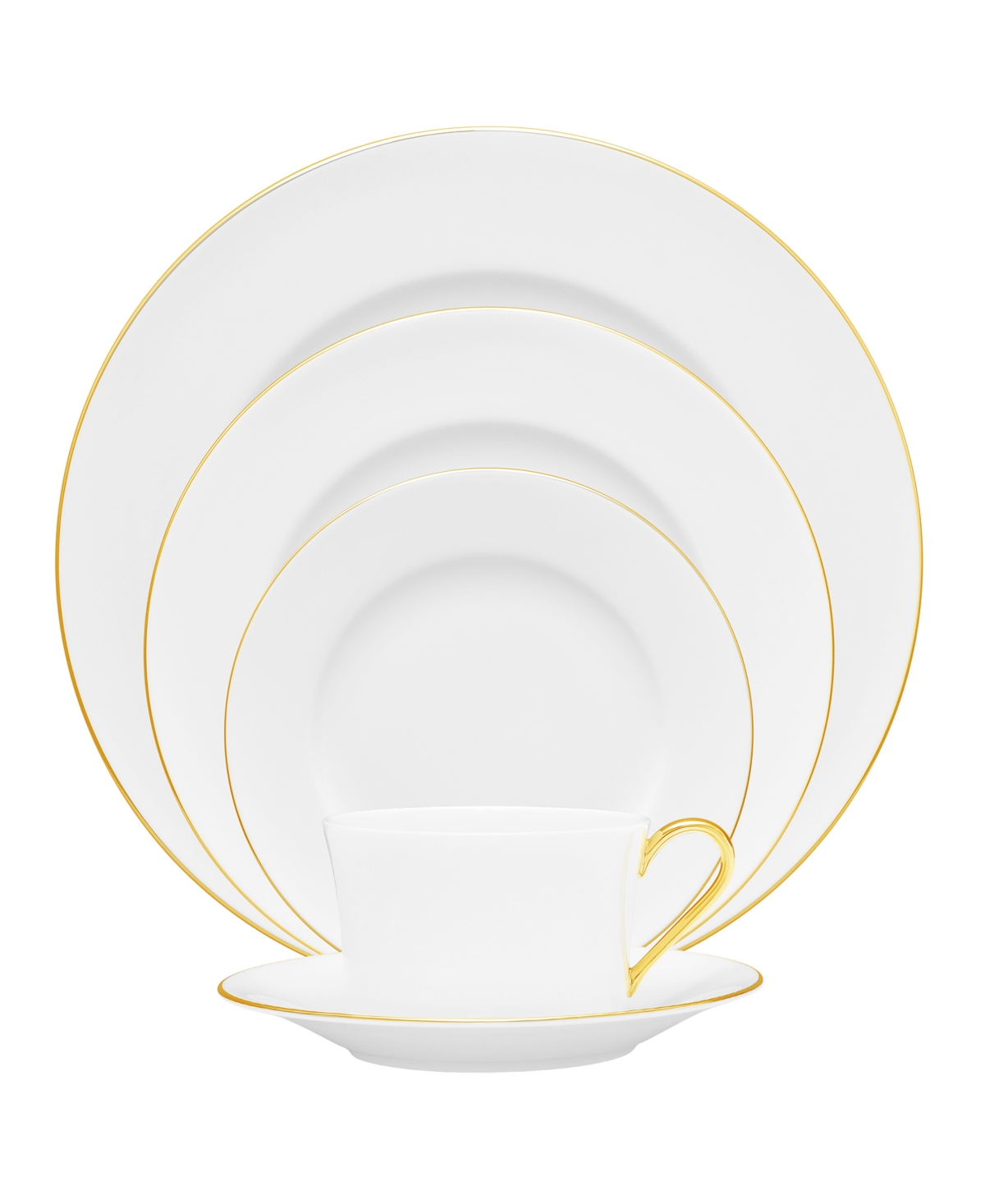 Noritake Accompanist 5 Piece Place Setting In Gold