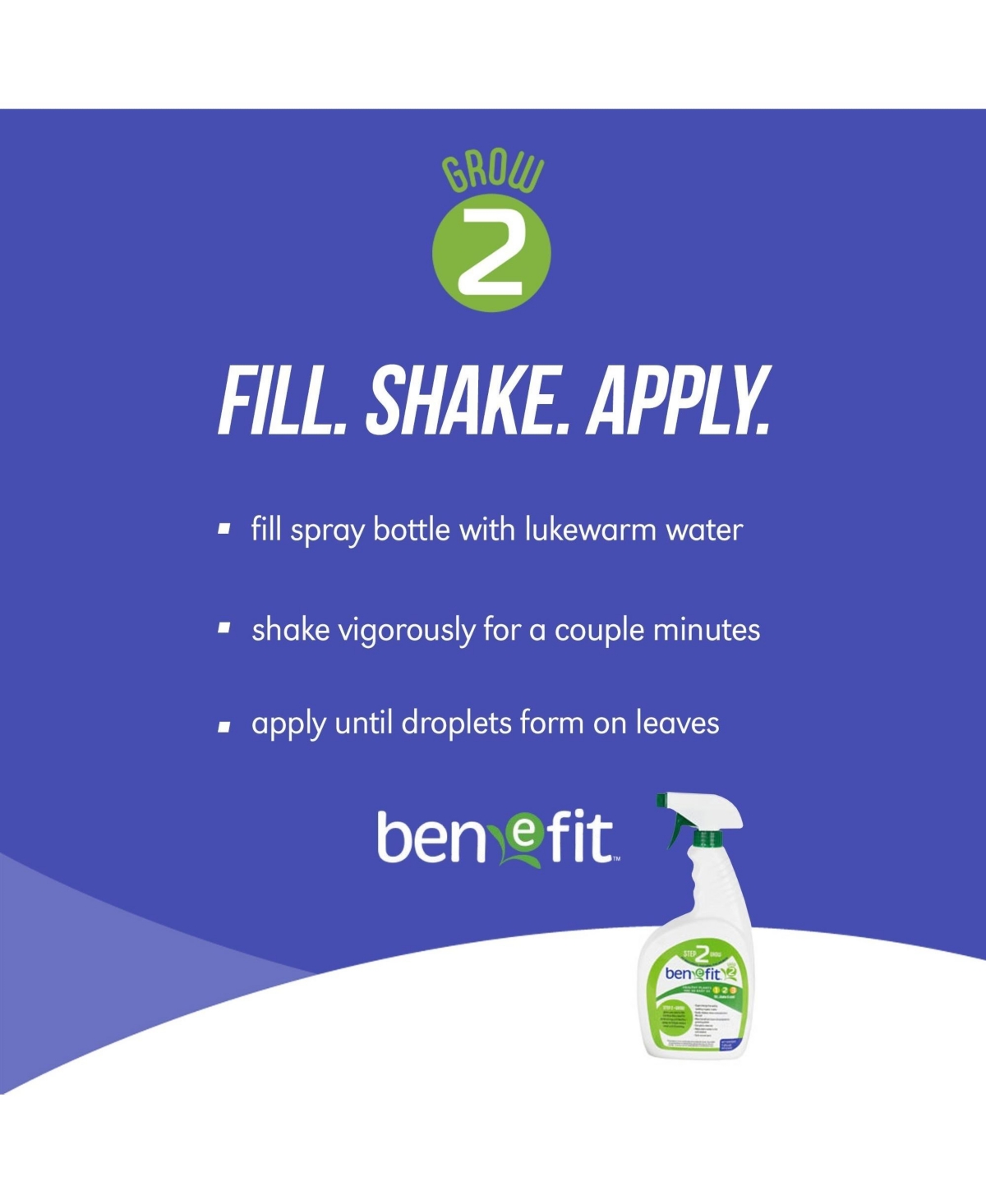 Benefit Step Grow for Plants, Vegetables, Fruit and More, 1 dry oz