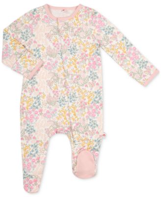 Baby girl magnetic 2024 sleeper coveralls