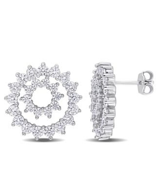 macys moissanite earrings