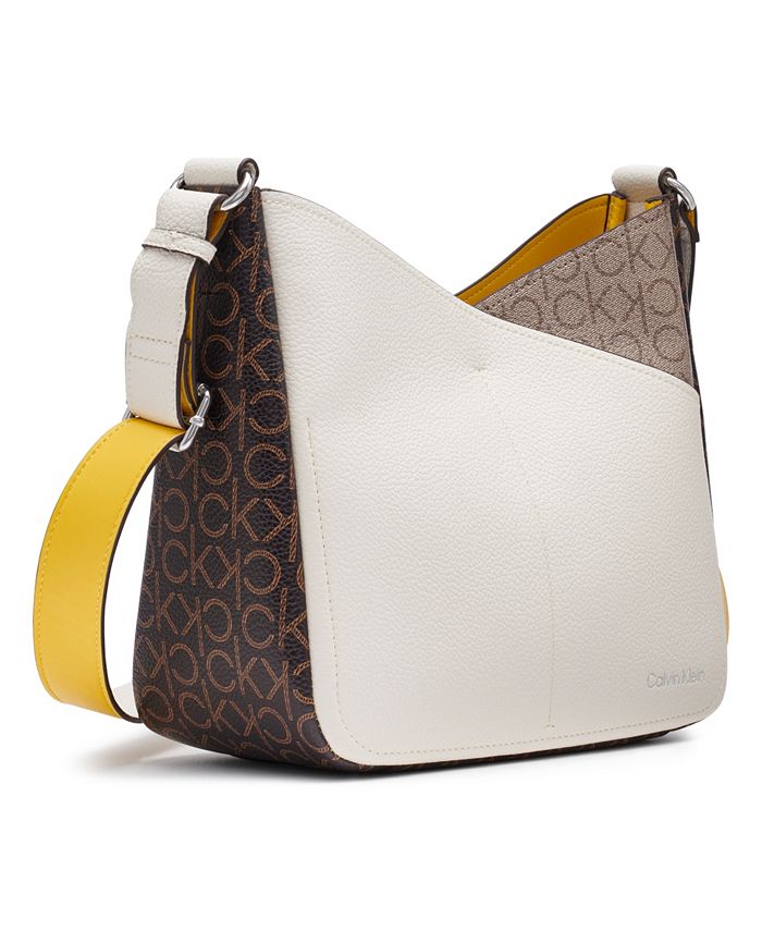 Calvin Klein Zoe Signature Colorblocked Crossbody with Pouch Macy's