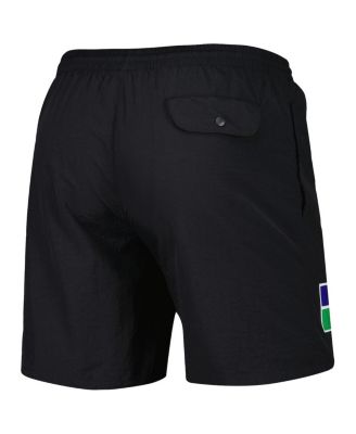 Men's Black Seattle Seahawks Team Essentials Nylon Shorts