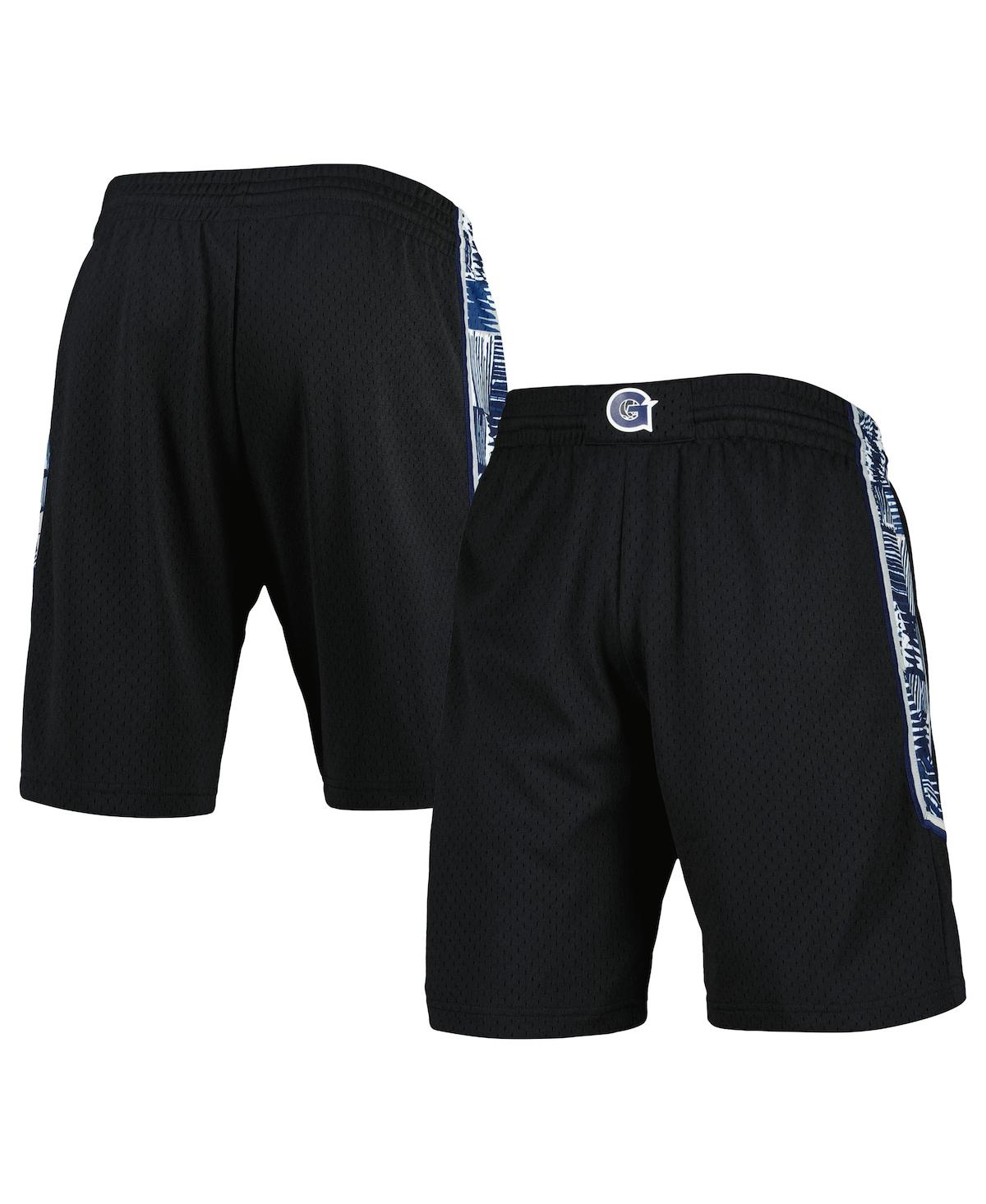 Men's Mitchell & Ness Black Georgetown Hoyas Authentic Shorts - Black