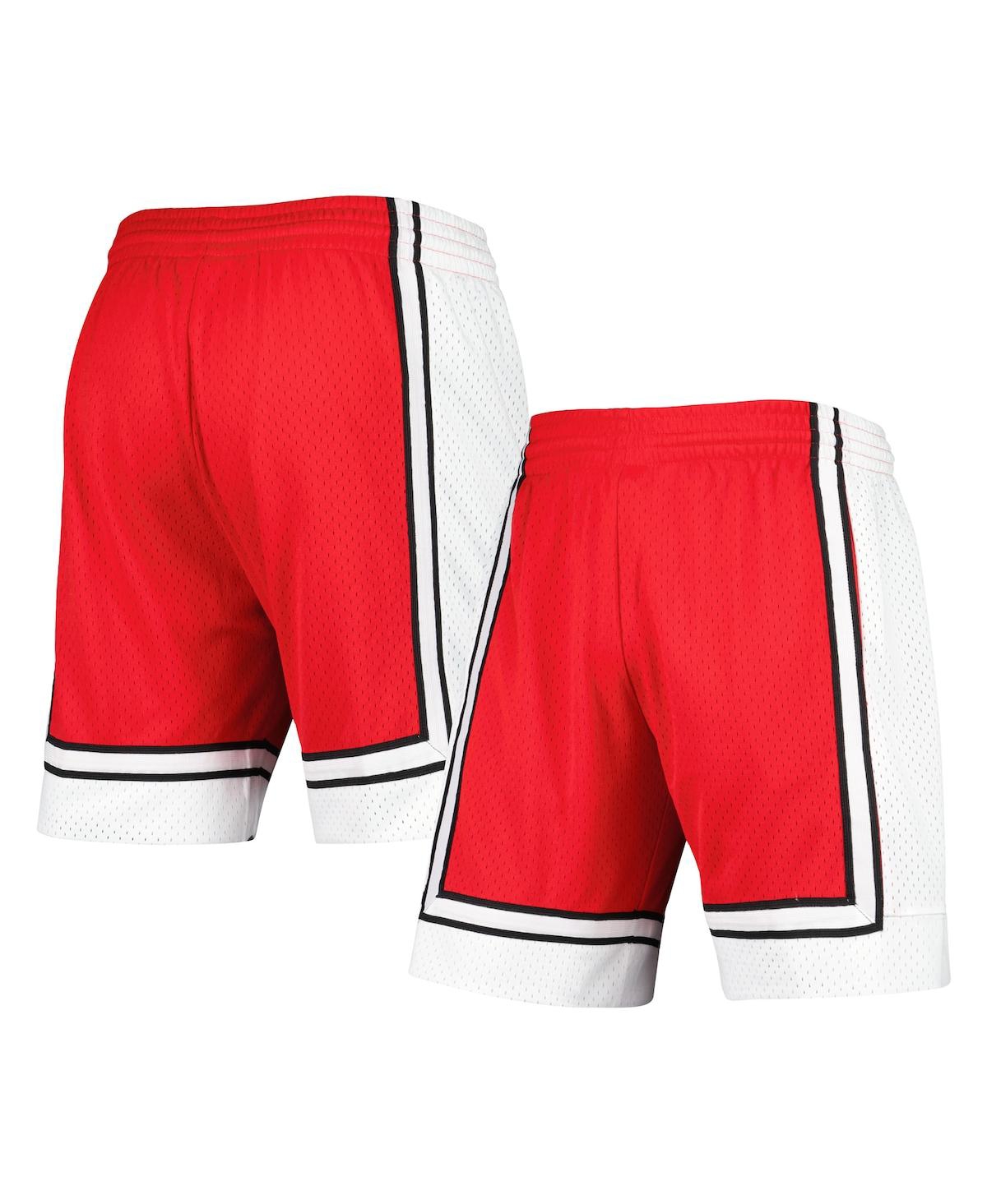 Shop Mitchell & Ness Men's  Red Unlv Rebels Authentic Shorts