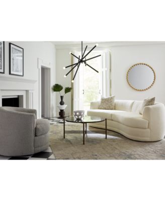 Furniture Jenselle Fabric Sofa Collection Created For Macys In Cream