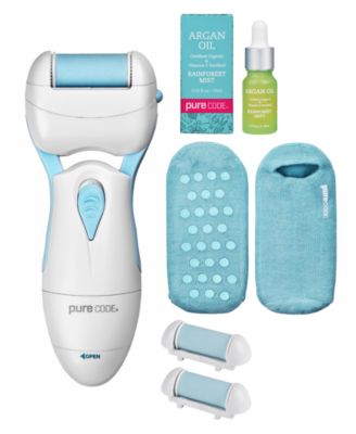 3 Step Pedicare with Rainforest Mist Argan Oil Set, Socks 6-9, 4 Piece