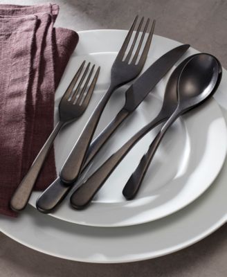 Kenbrook Tumbled 20 Piece Everyday Flatware Set, Service For 4