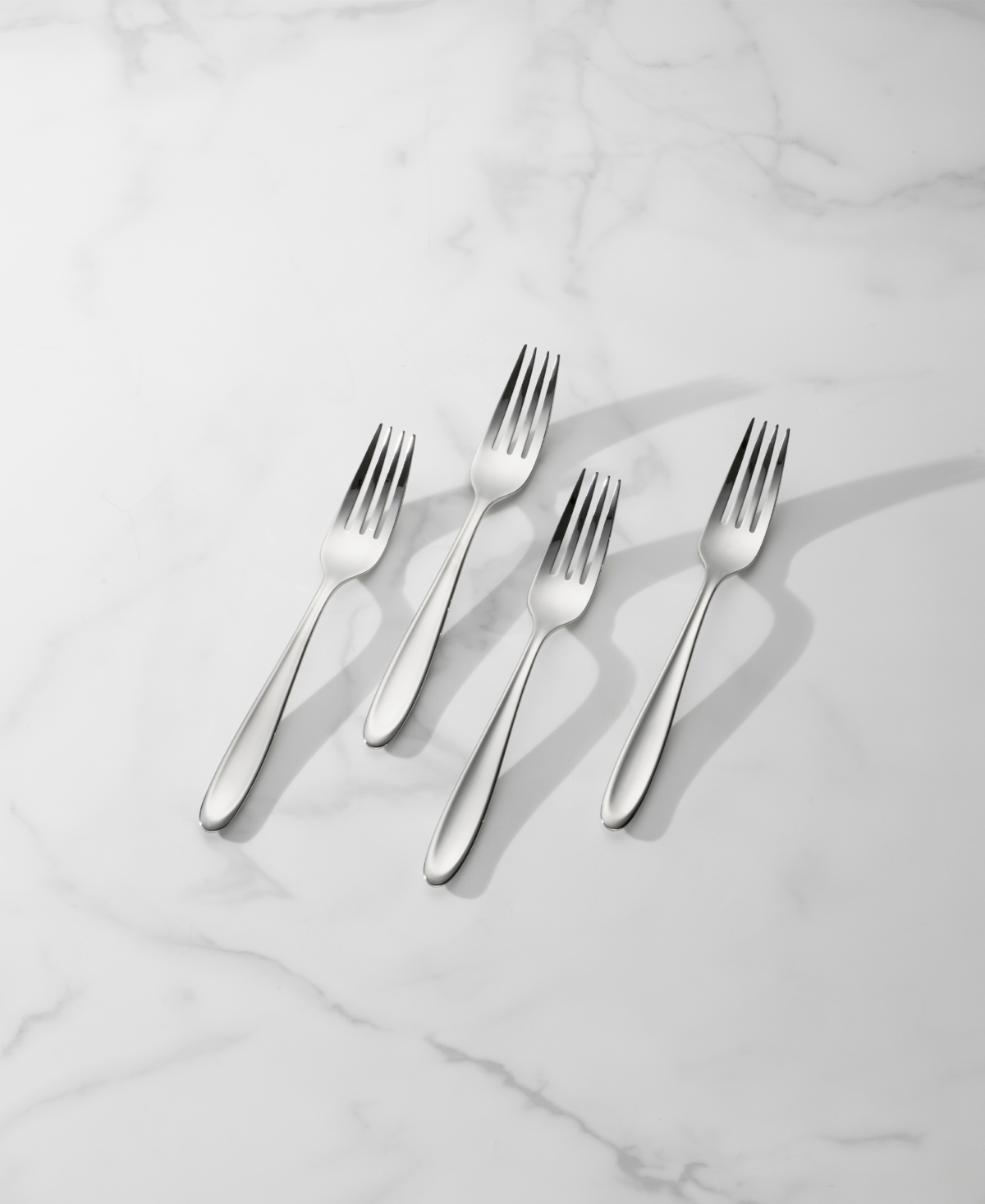 Lenox Cantera Dinner Forks, Set of 4 - Metallic and Stainless