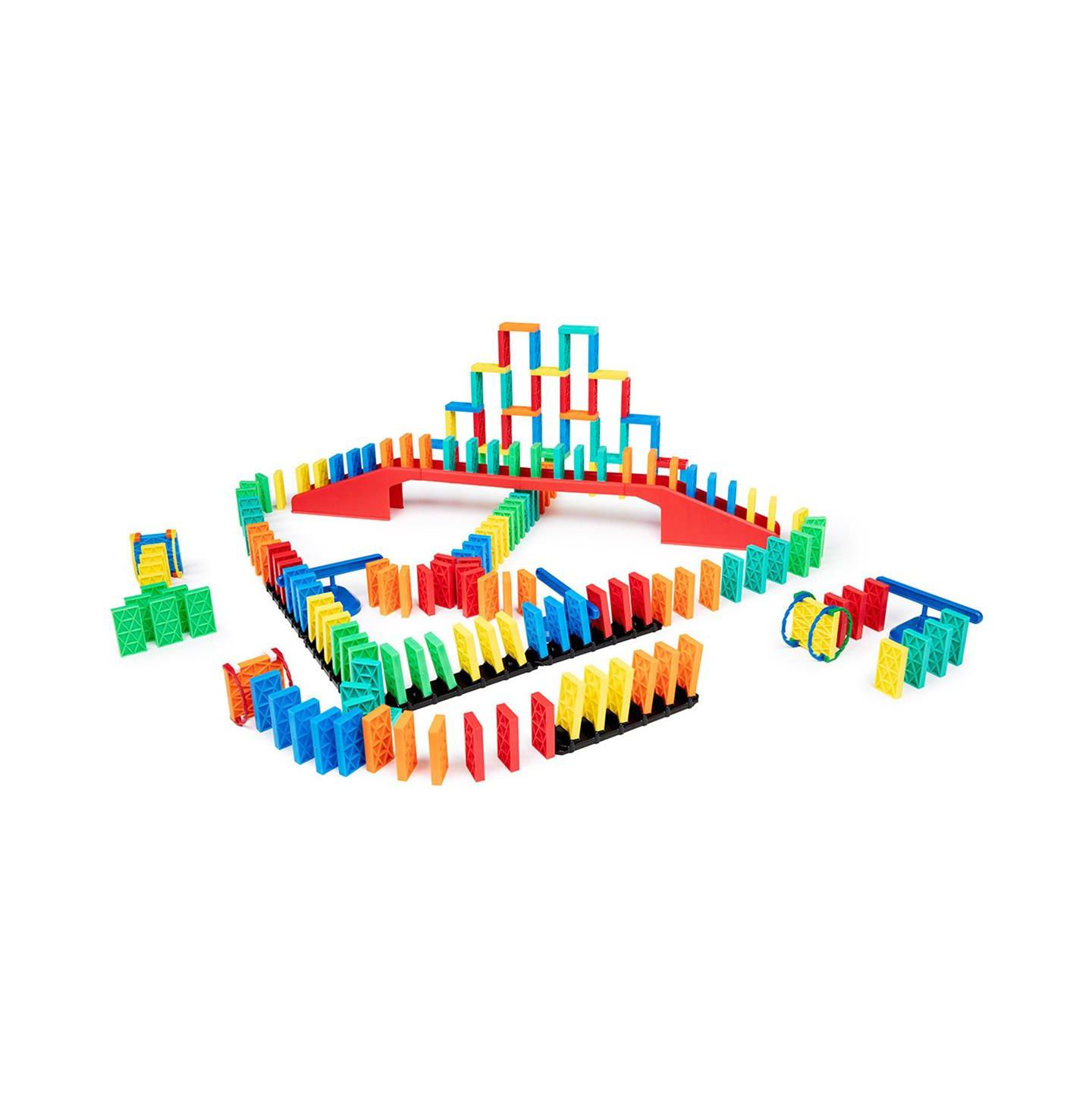 Детские конструкторы Atwood Toys Inc Kinetic Domino Toppling Kit - 204 Pieces — фото 1