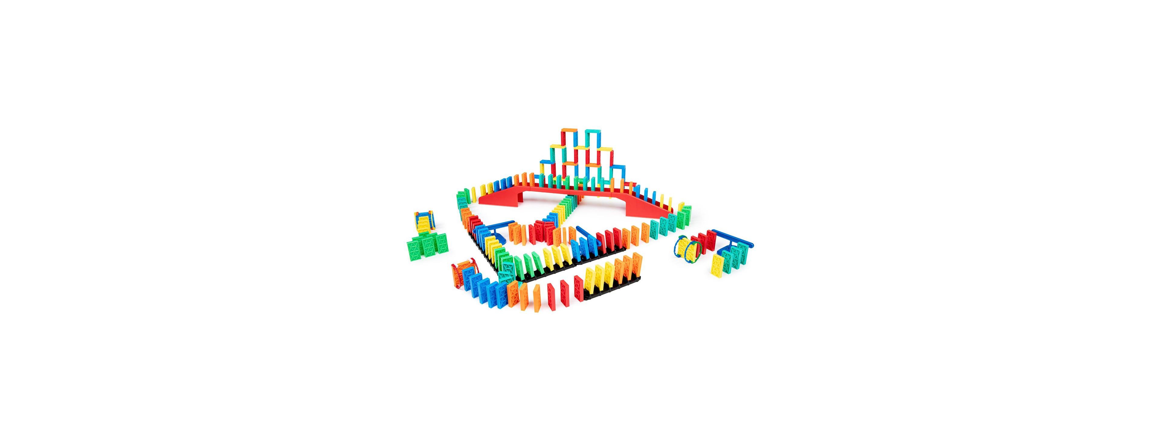 Kinetic Domino Toppling Kit - 204 Pieces