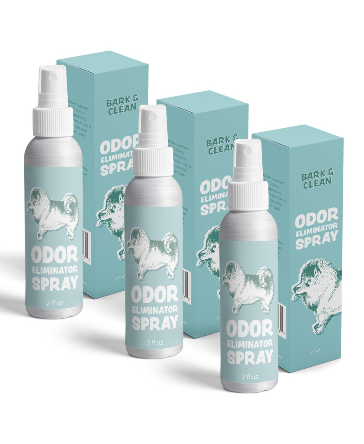 Odor Eliminator Spray For Dogs - 3 Bottles of 2oz Spray