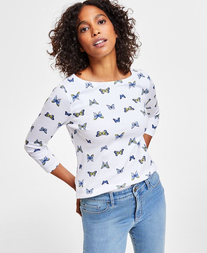 Boat neck cheap tops macy's