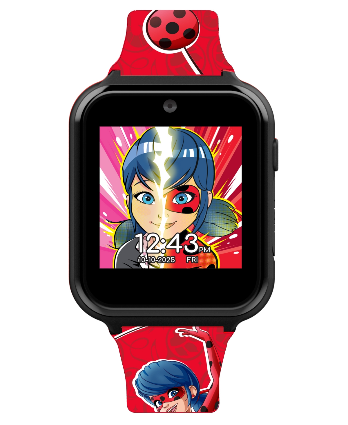 Miraculous Children's Red Silicone Smart Watch 38mm