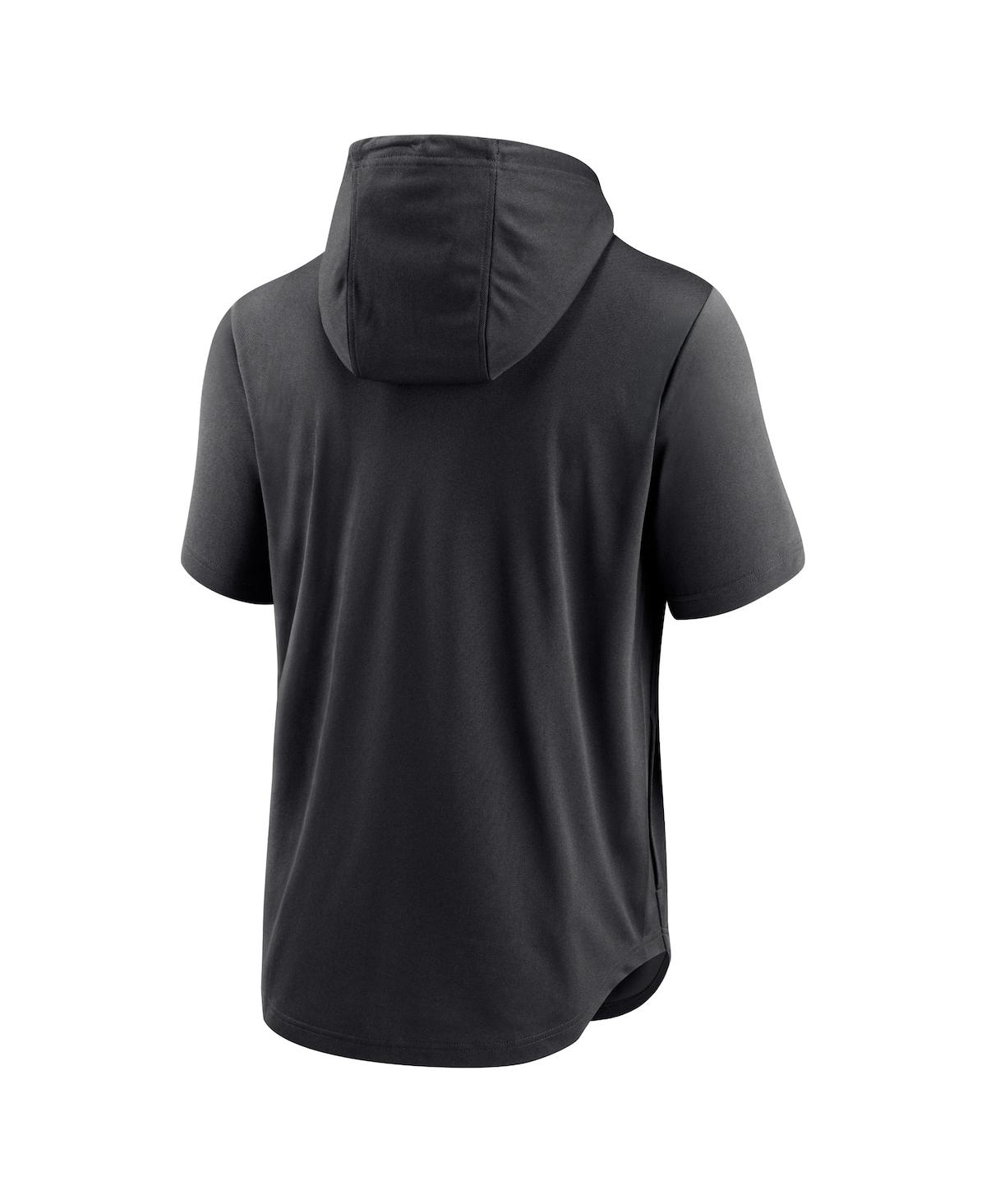 Men's NikeChicago White Sox City Connect Performance Short Sleeve Pullover Hoodie - Black