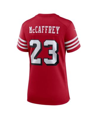 Women's Christian McCaffrey Scarlet San Francisco 49ers Alternate Game Player Jersey