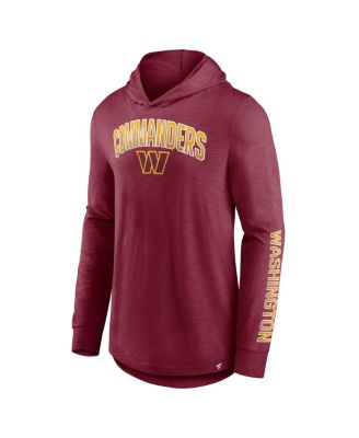 Men's Burgundy Washington Commanders Front Runner Pullover Hoodie