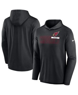 Men's Black Arizona Cardinals Performance Team Pullover Hoodie