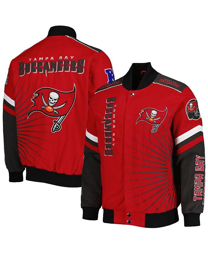 G Iii Sports By Carl Banks Mens Red Tampa Bay Buccaneers Extreme Redzone Full Snap Varsity 