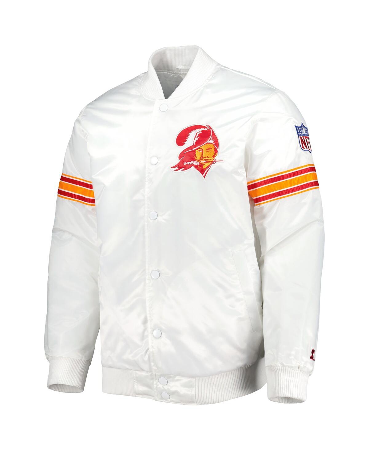 Starter White Tampa Bay Buccaneers The Power Forward Full-snap Jacket In White