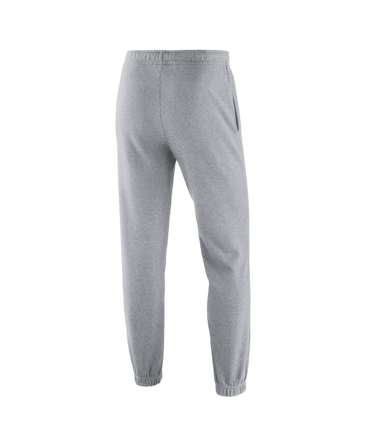 Nike Heathered Gray Michigan State Spartans Saturday Fleece Pants In Heathered Gray
