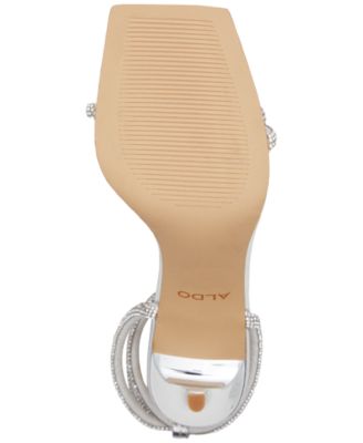 ALDO Women's Barrona Rhinestone Two-Piece Dress Sandals - Macy's