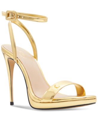 Aldo gold high heels best sale