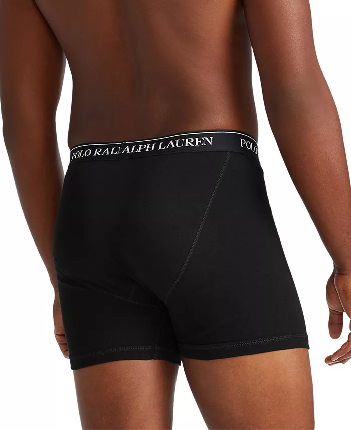 Men's 5-Pack Classic Cotton Boxer Briefs - thumbnail 7