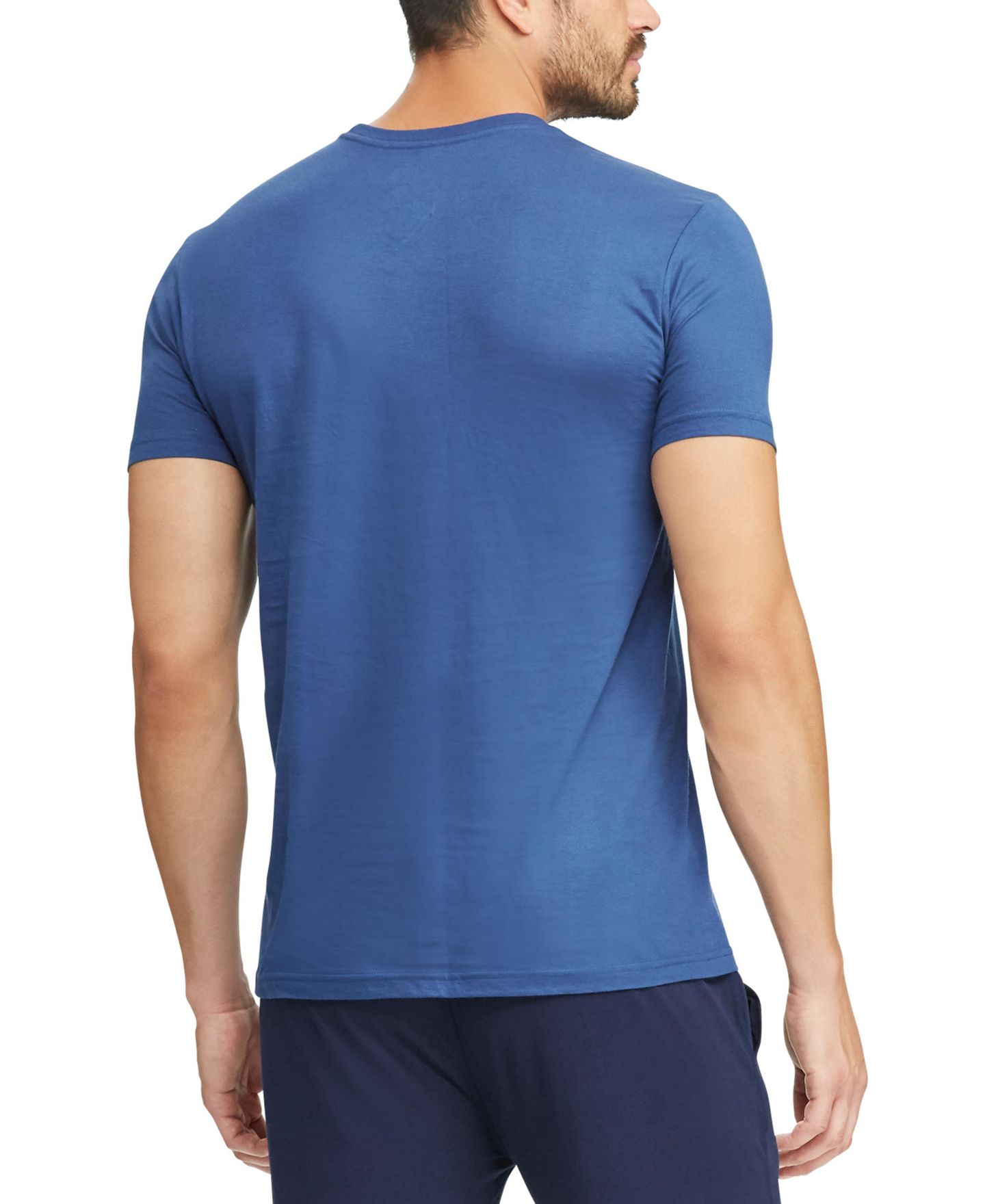 Мужские топы Polo Ralph Lauren 3-Pack Classic Undershirts, цвет: Синий / Тёмно-синий — фото 3
