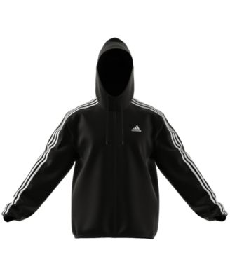 adidas - Men's Essentials Woven Three-Stripes Logo Windbreaker