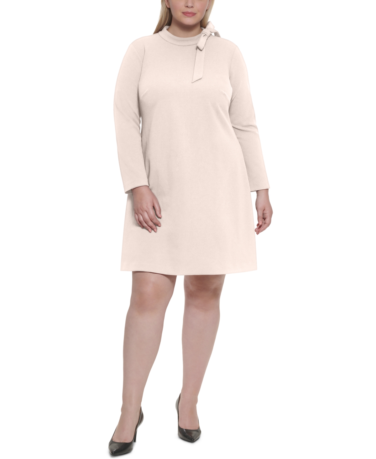 Calvin klein petal sleeve store dress