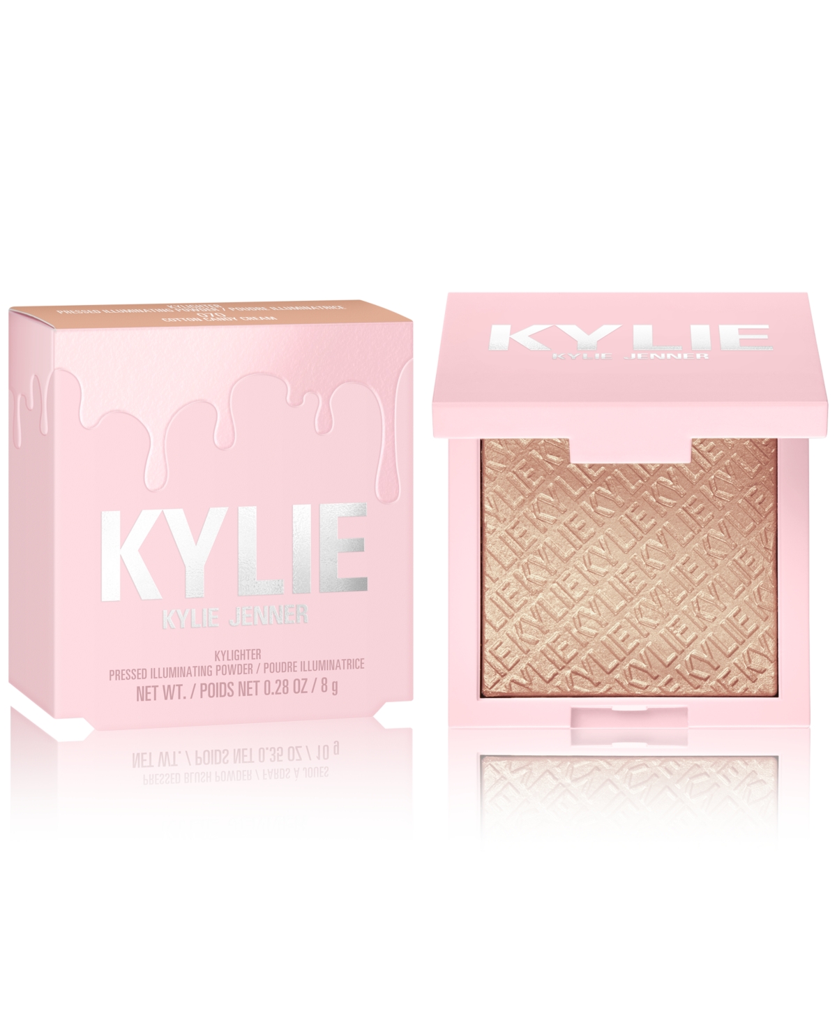 Kylie Cosmetics Kylighter Pressed Illuminating Powder In Cotton Candy