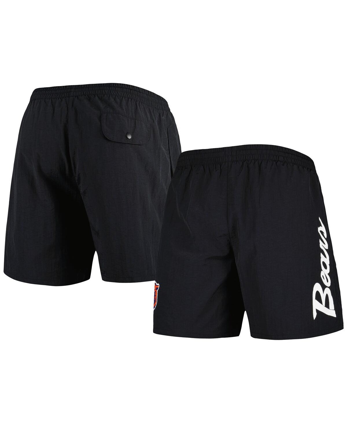 Men's Mitchell & NessChicago Bears Team Essentials Nylon Shorts - Black