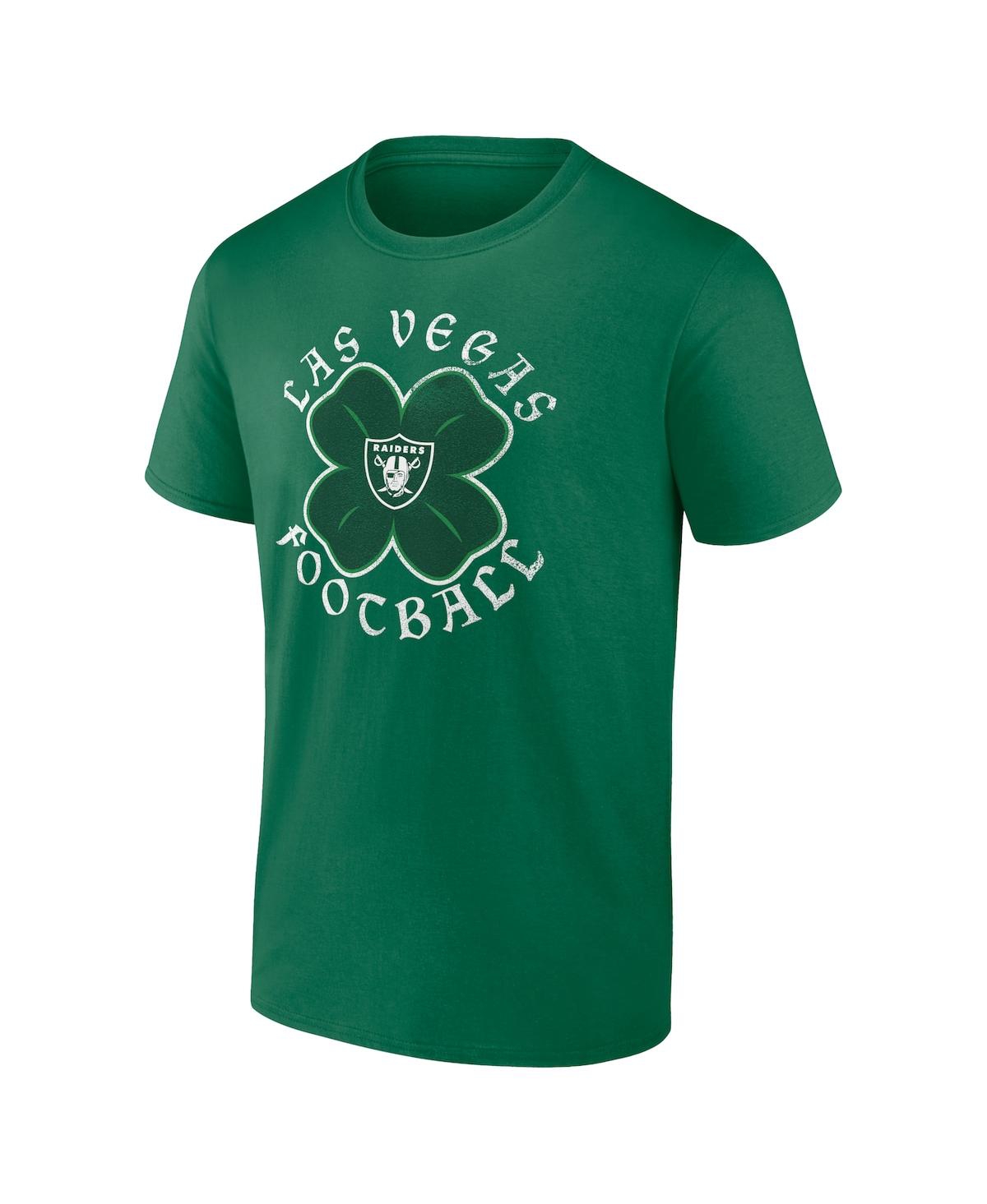 Men's FanaticsLas Vegas Raiders Celtic Clover T-shirt - Kelly Green