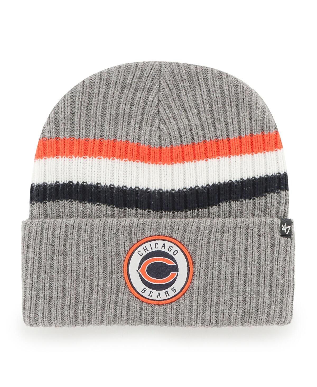 47 Brand Men's ' Gray Denver Broncos Highline Cuffed Knit Hat