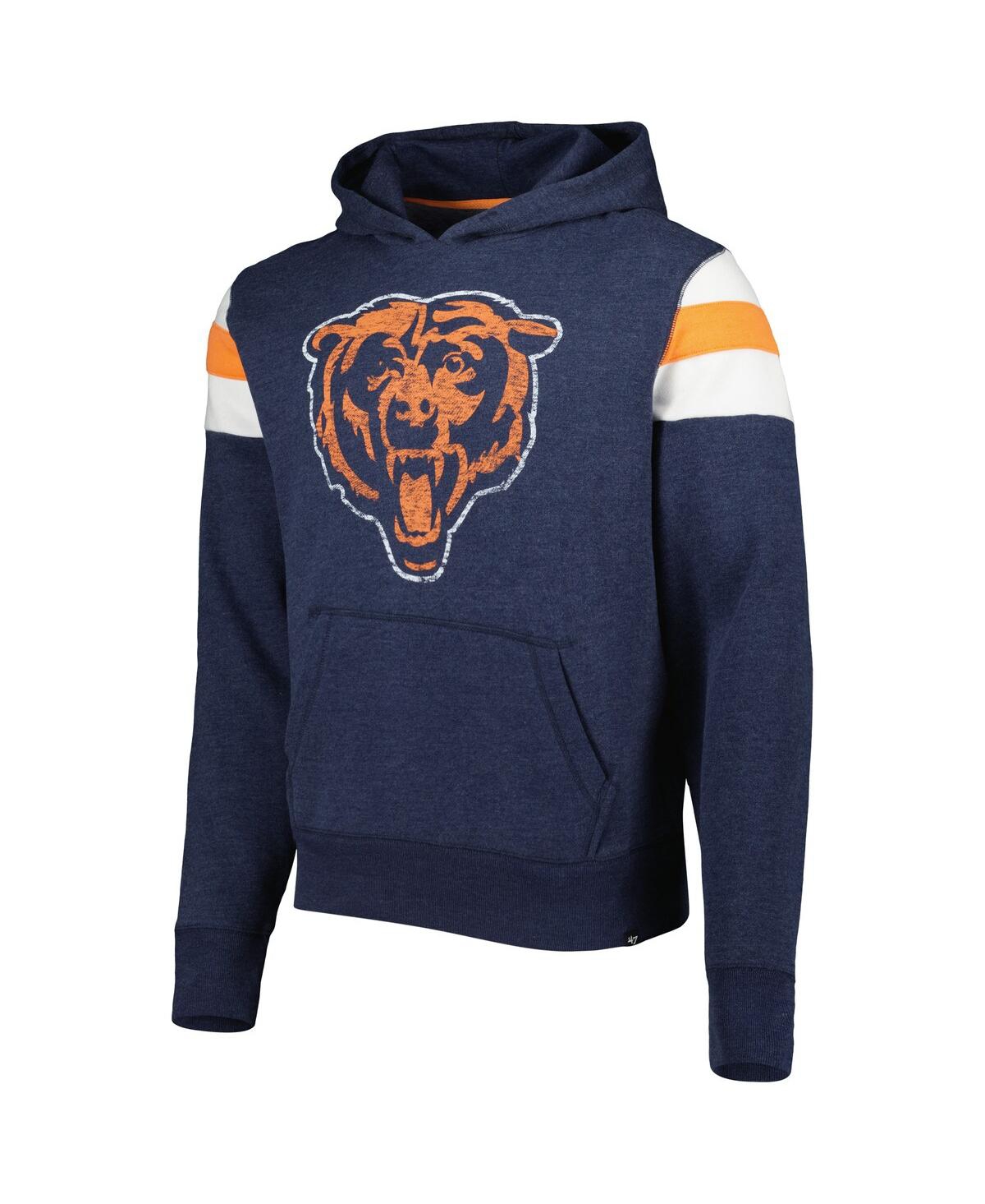 47 Brand Men's ' Navy Chicago Bears Legacy Premier Nico Pullover Hoodie In Navy