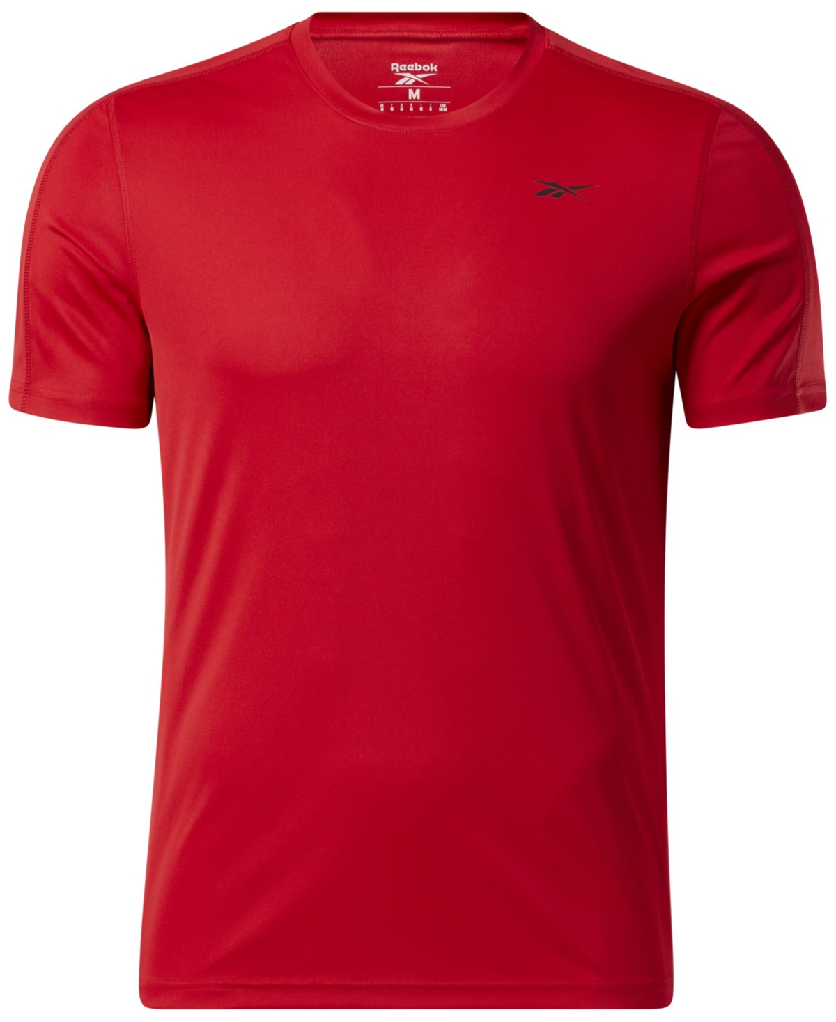 Reebok Men's Training Moisture-wicking Tech T-shirt In Vector Red