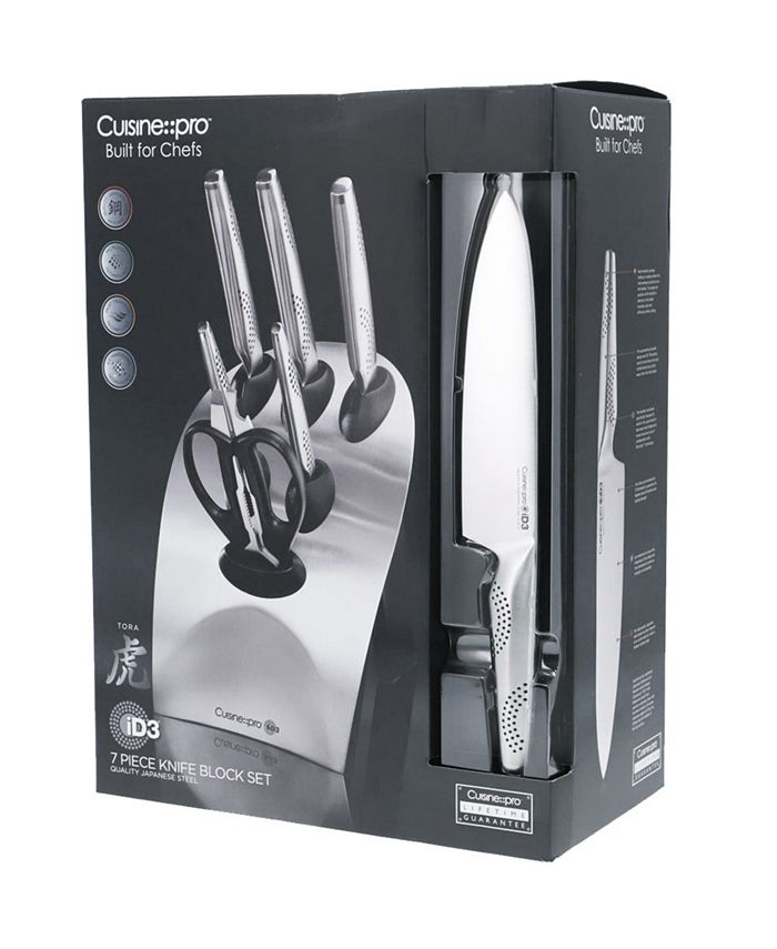 Cuisinepro® Id3 Tora Knife Block Set, 7 Piece Macy's