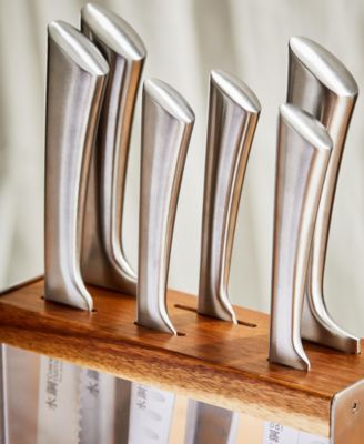 Damashiro Kinzoku Knife Block Set, 7 Piece