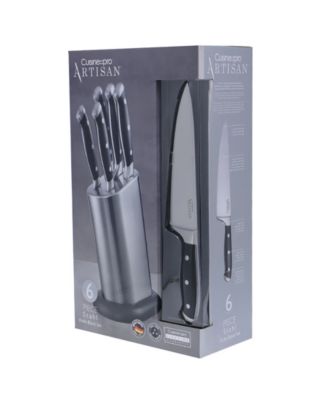 Artisan Stahl Knife Block Set, 6 Piece