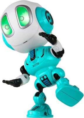 Photo 1 of Force1 Ditto Mini Voice Changer Robot Toy for Kids - Blue