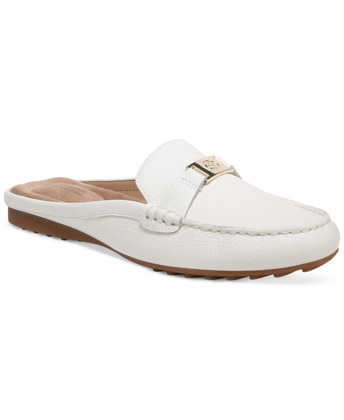 Giani Bernini Dejaa Memory Foam Mule Loafer Flats, Created For Macy's