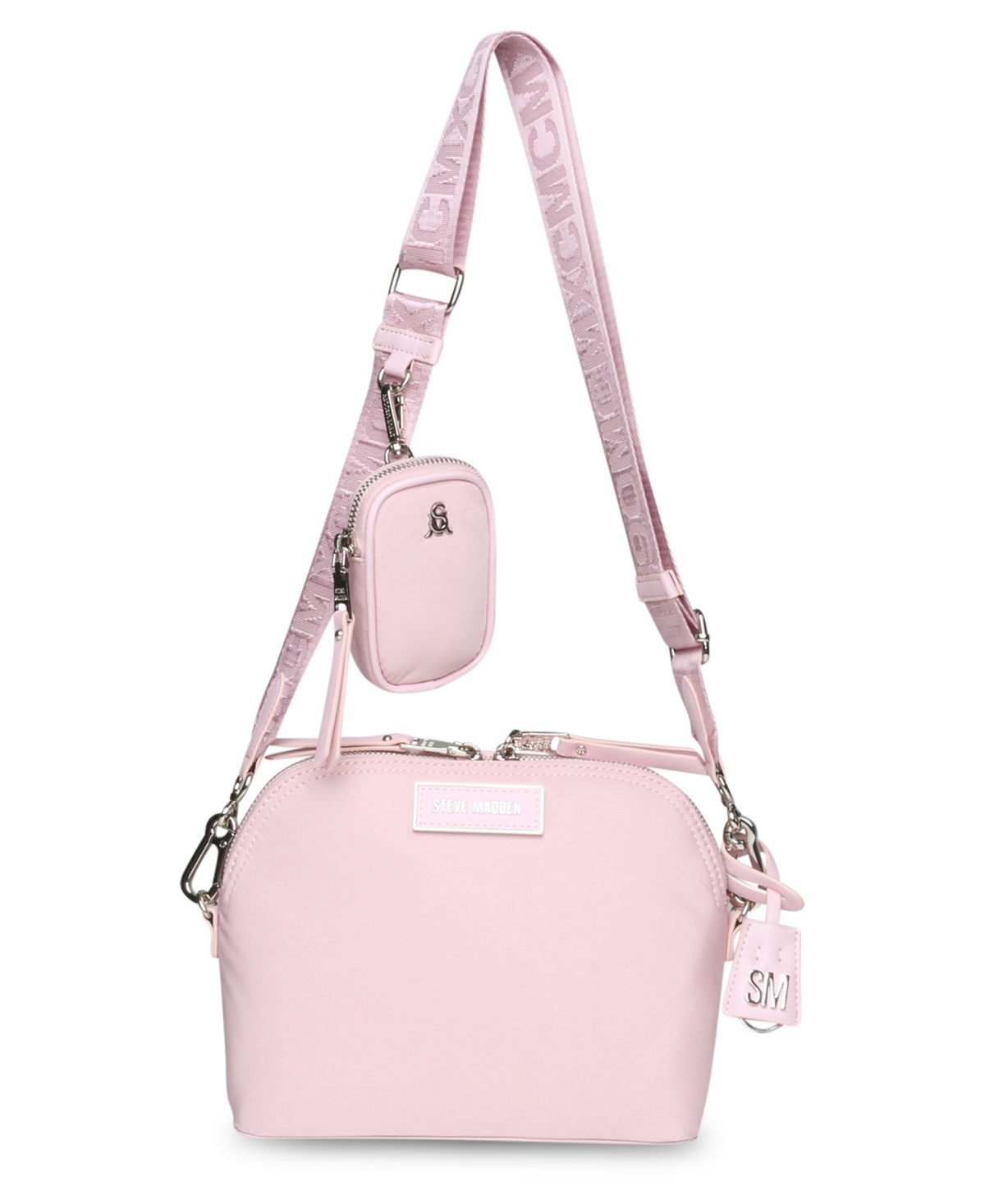 Steve Madden Women s Bdaren Nylon Dome Crossbody Bag In Light Pink ModeSens