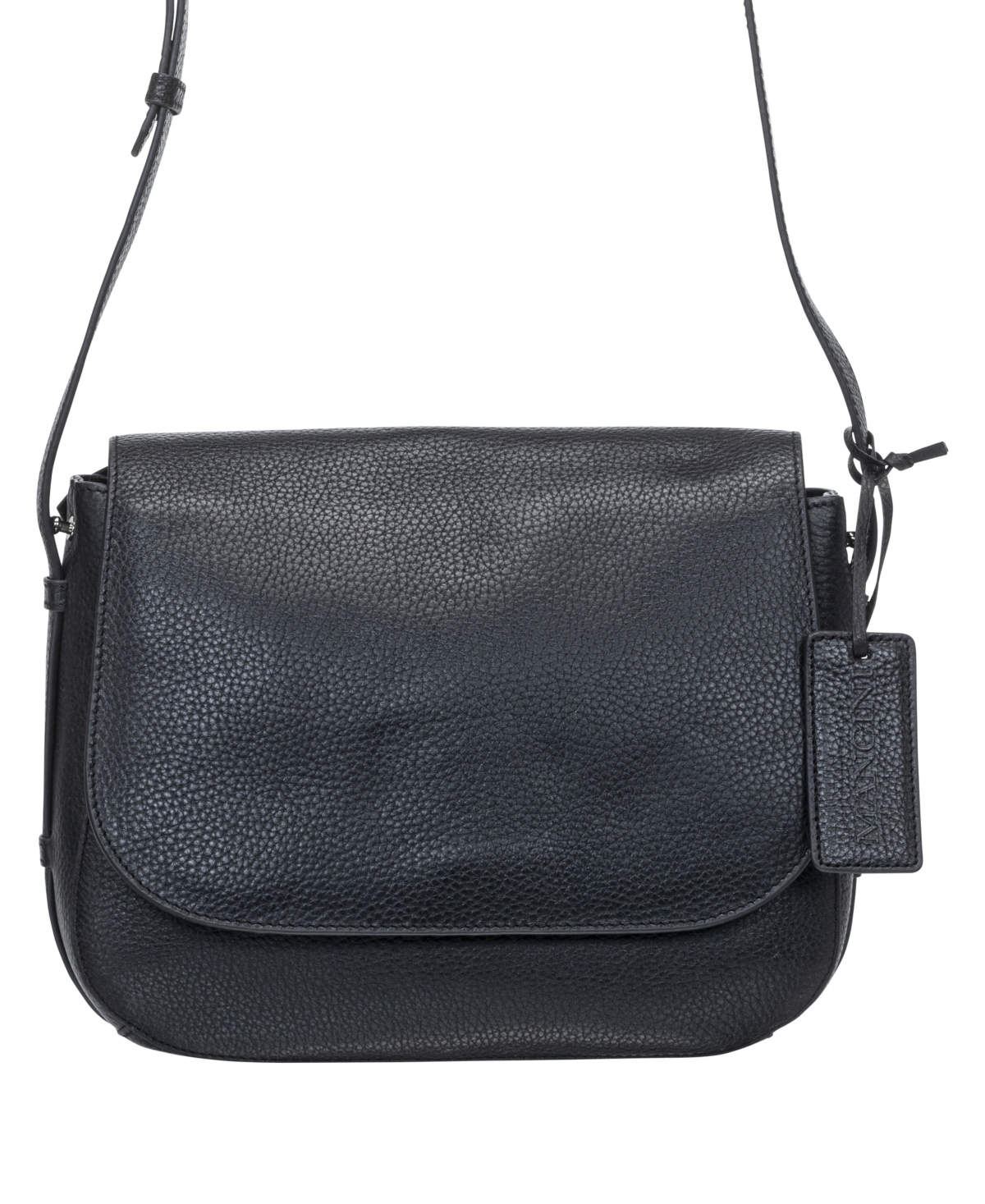 Mancini Women's Pebbled Amy Crossbody Handbag