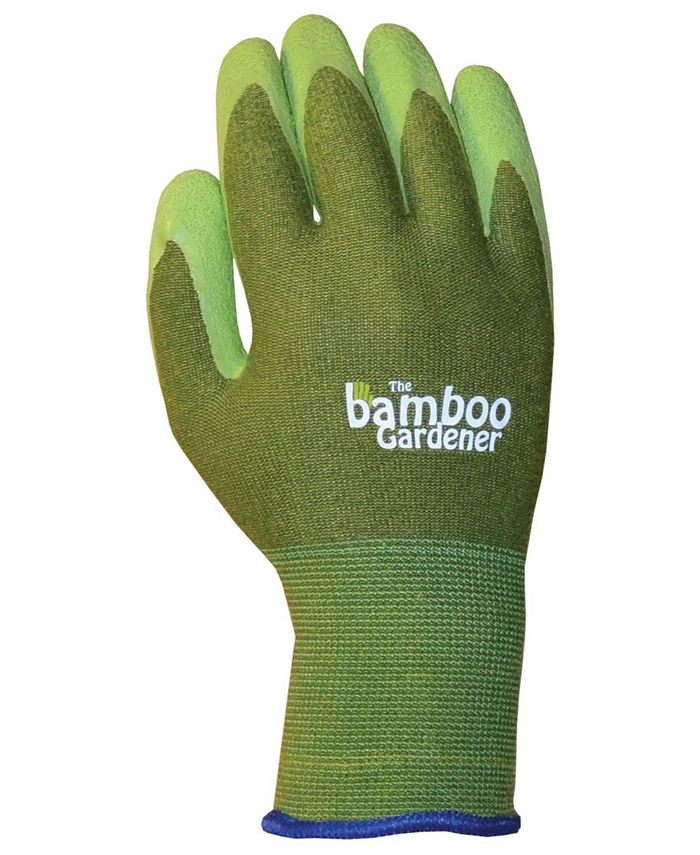 Bamboo Gardener General Purpose Gloves by Bellingham Glove, Green, Med