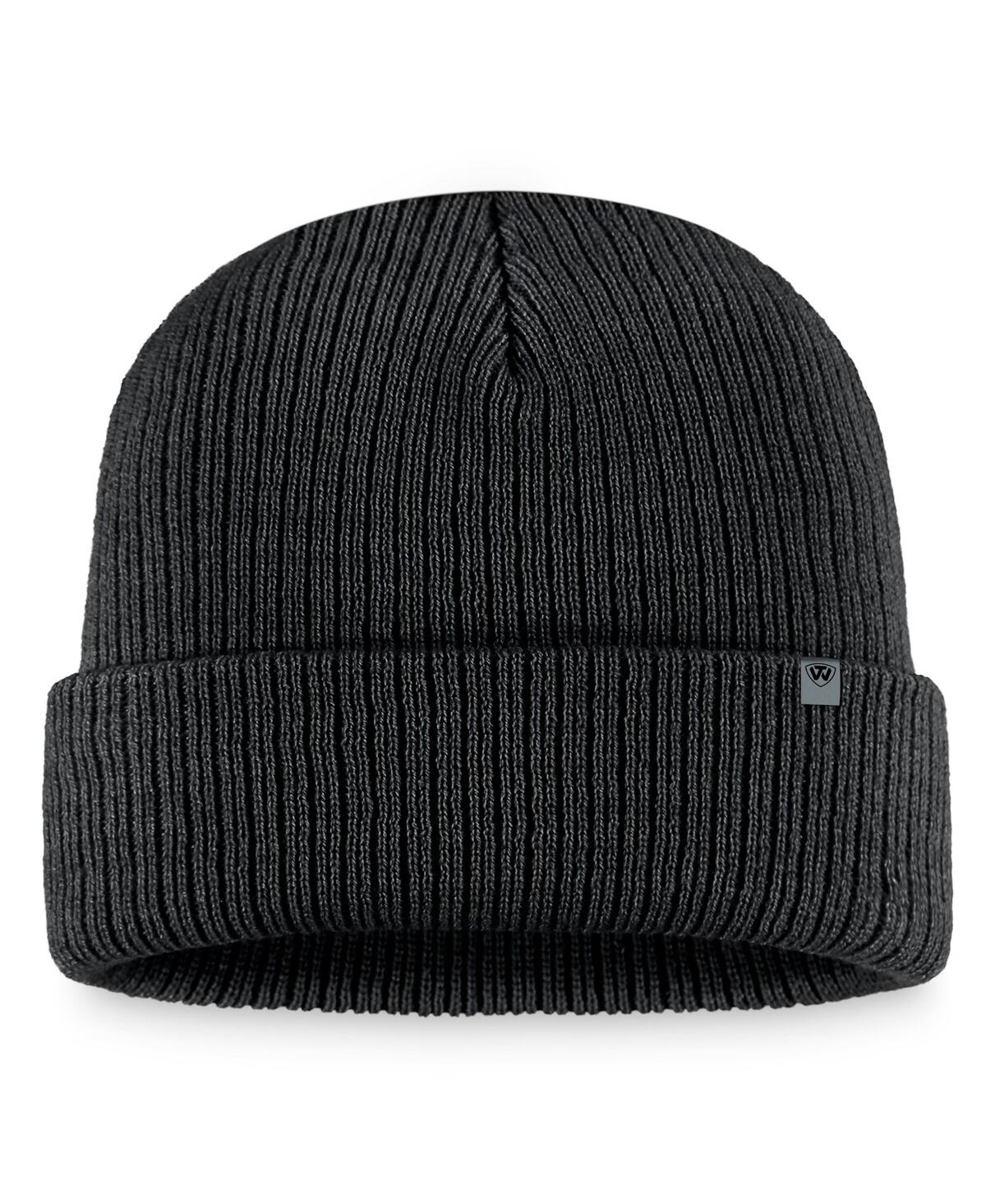 Top Of The World Men's  Black Cincinnati Bearcats Elijah Cuffed Knit Hat In Black