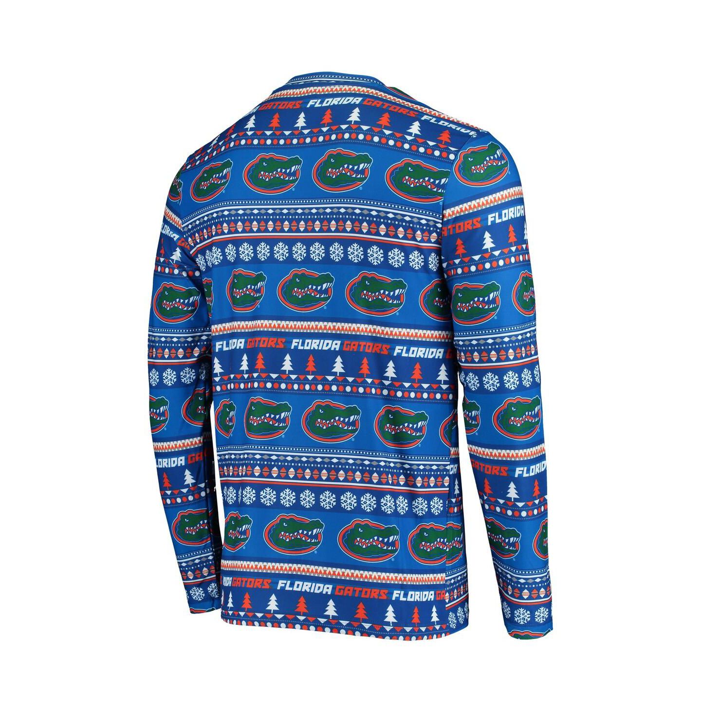 Мужская пижама Concepts Sport Florida Gators Ugly Sweater: топ и штаны, Royal — фото 3